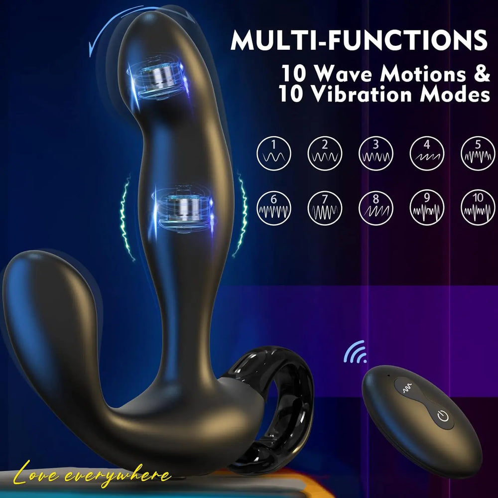 Wave Motion Vibrating Prostate Massager