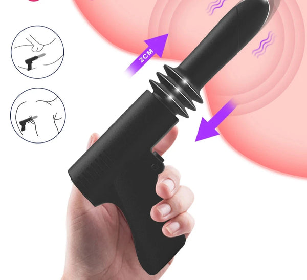 Sex Machine Massager - Automatic Telescopic Dildo Vibrator