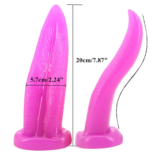 Realistic Tongue Dildo