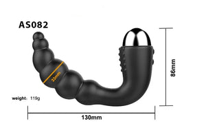 Silicone Vibrating Anal Beads