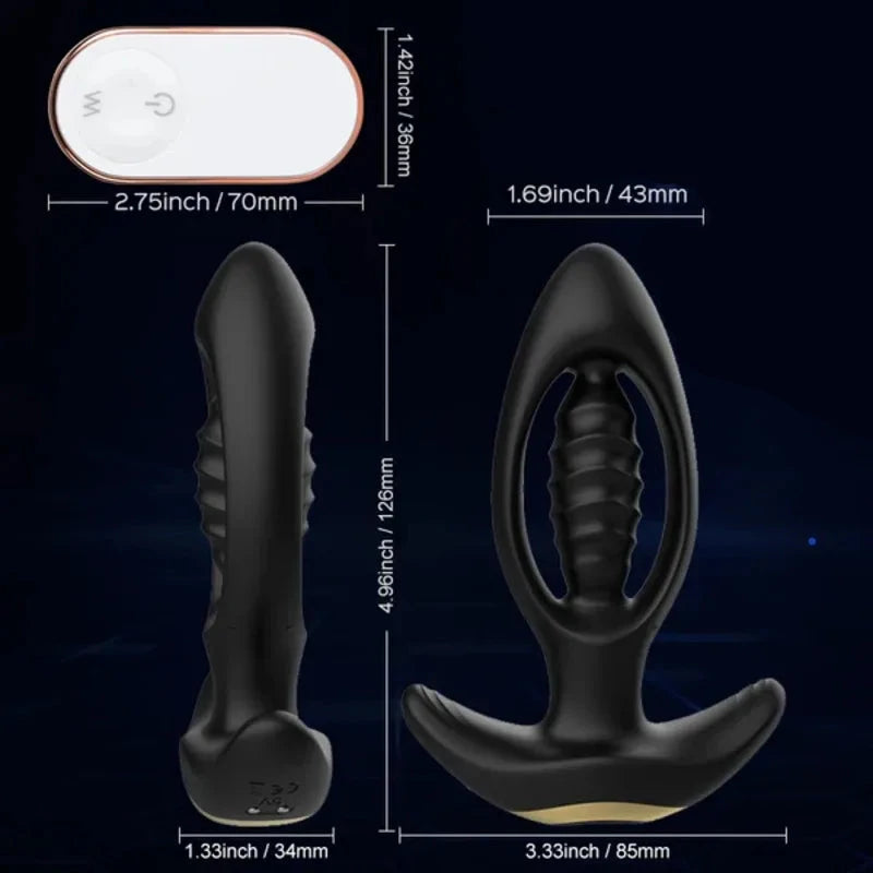 Silicone Anal Vibrator