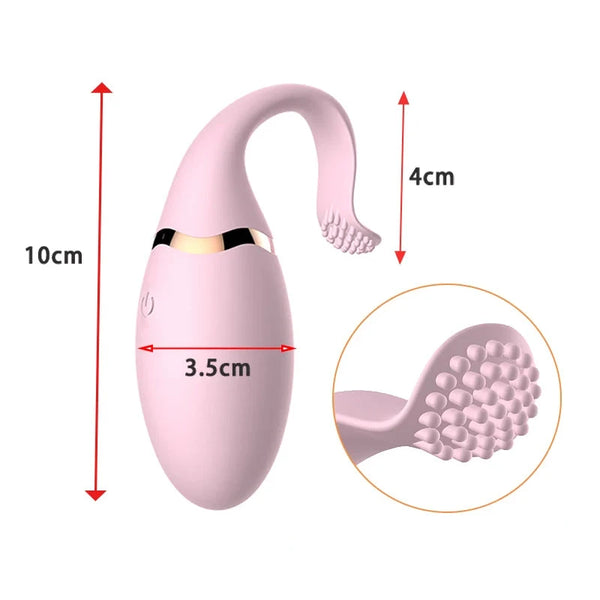 Bullet Egg - Dildo Vibrators with Clitoris Stimulator