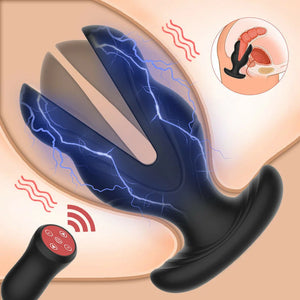 Silicone Anal Expander with Electric Shock Feature