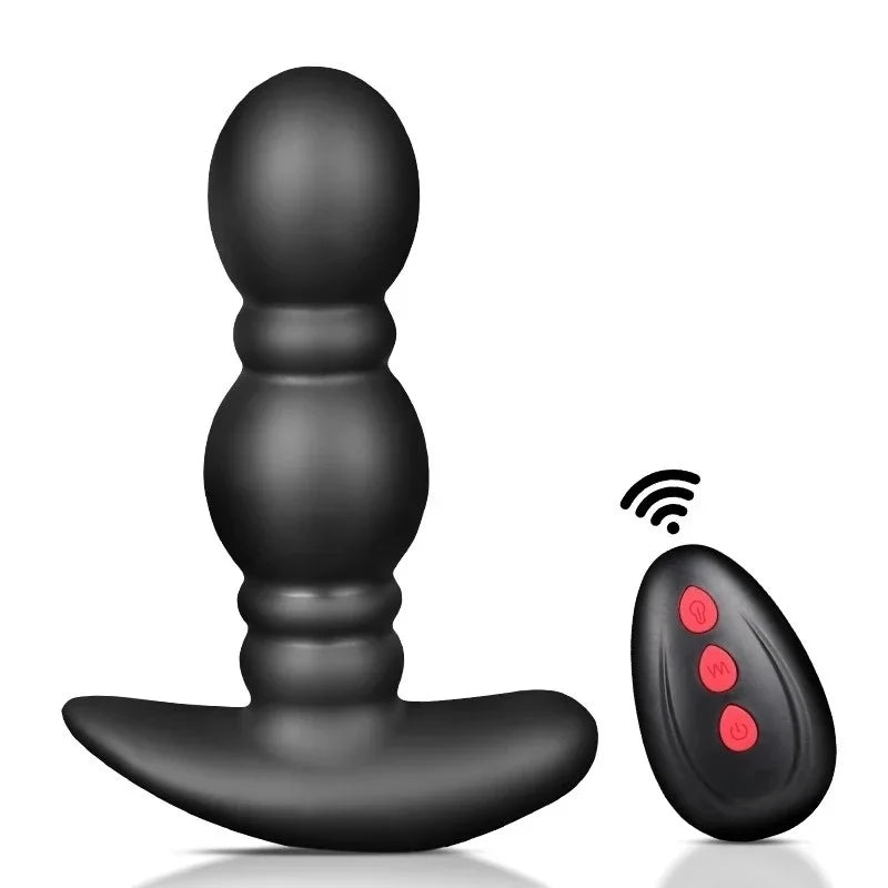 Automatic large inflatable anal dildo