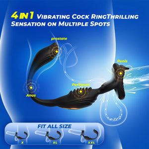 Ring vibrator with remote control