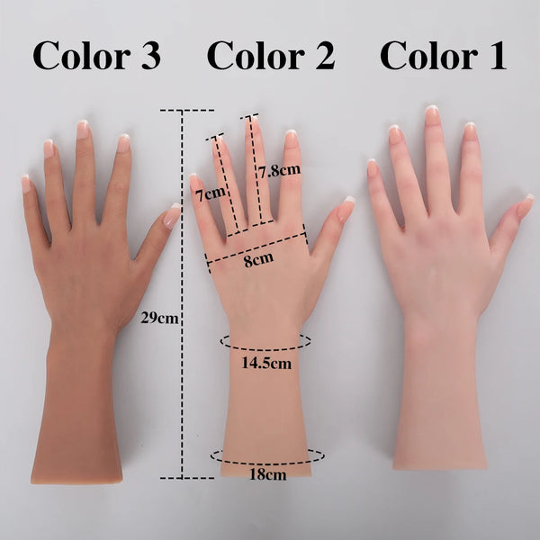 Realistic Silicone Material Female Hands