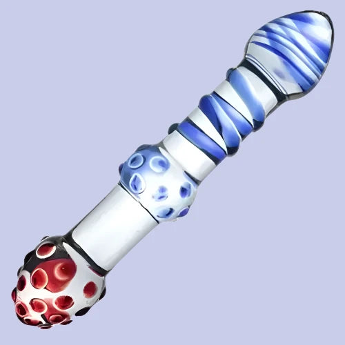 Spiral Crystal Glass BDSM-Inspired Anal Plug