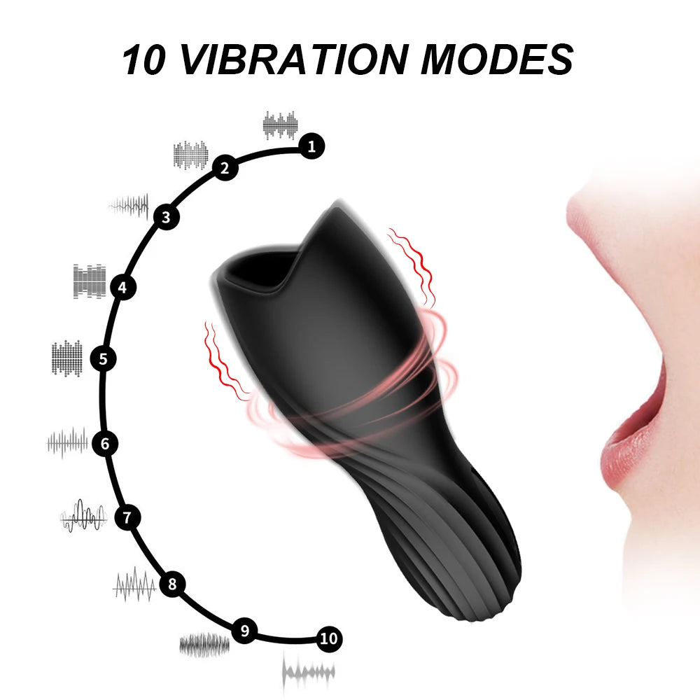 Vibrator for the head of the penis