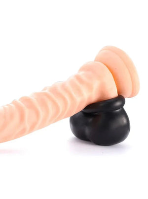 Soft Silicone Ball Stretcher Scrotum Ring BDSM