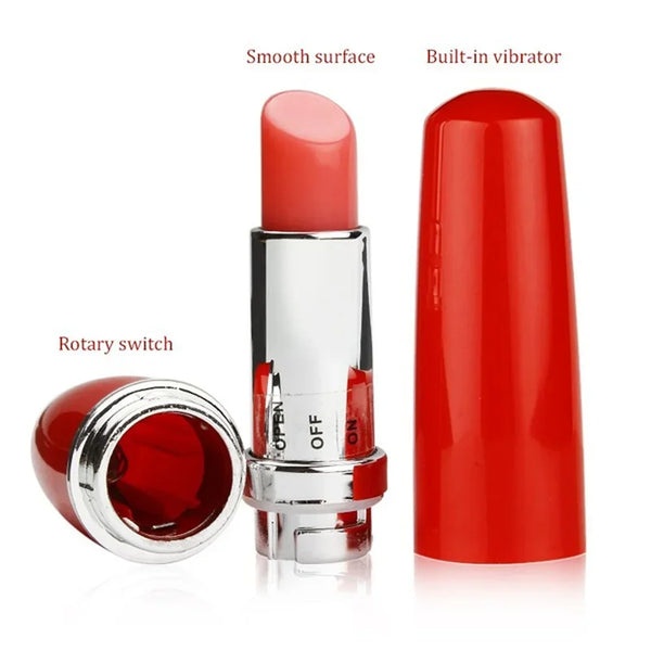 Quiet vibrator for clitoral stimulation