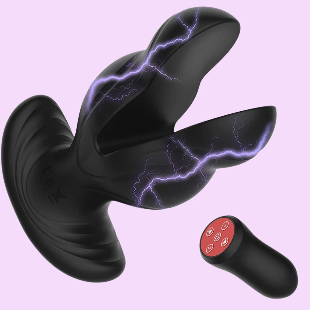 Silicone Anal Expander with Electric Shock Feature