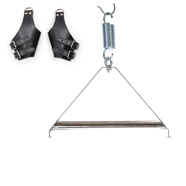 Steel triangular pendant