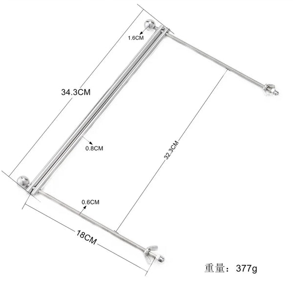 Heavy Steel Rack Compactor Breast Bondage