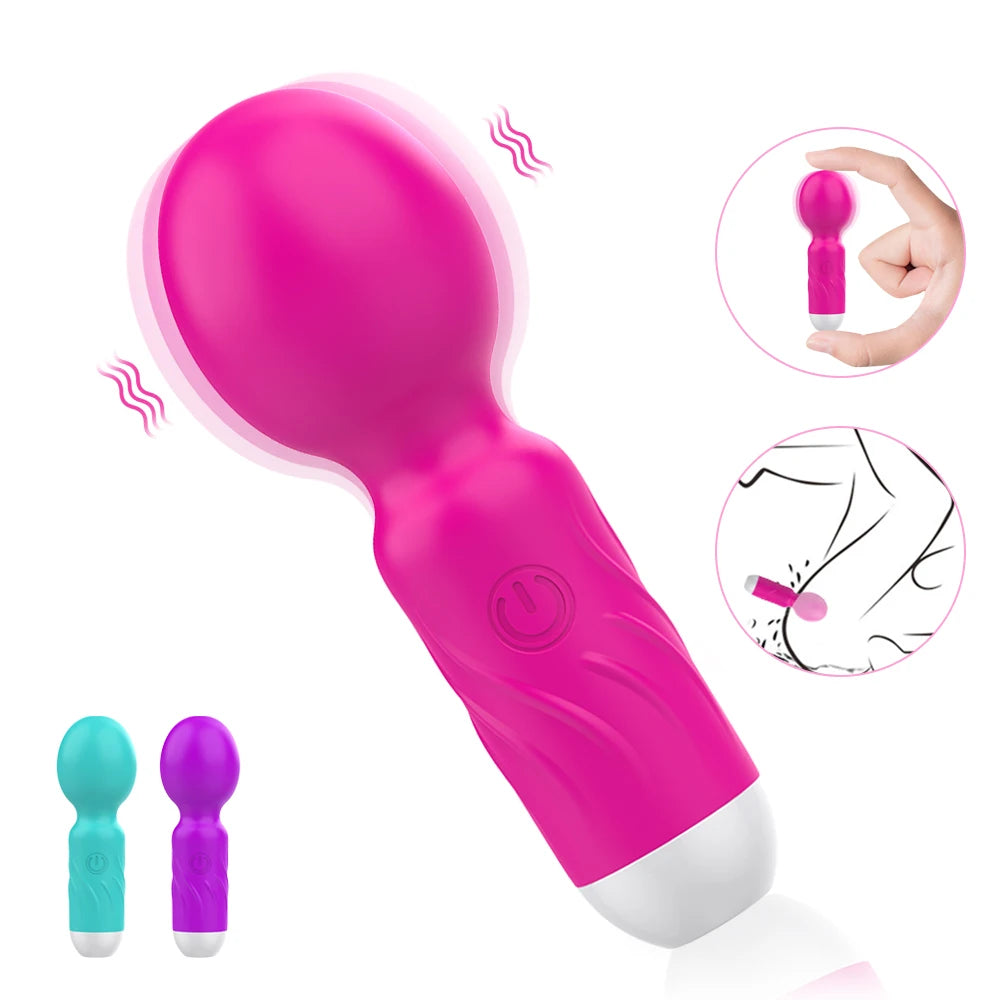 AV Vibrator - Nipple and G-Spot Clitoral Stimulator Dildo